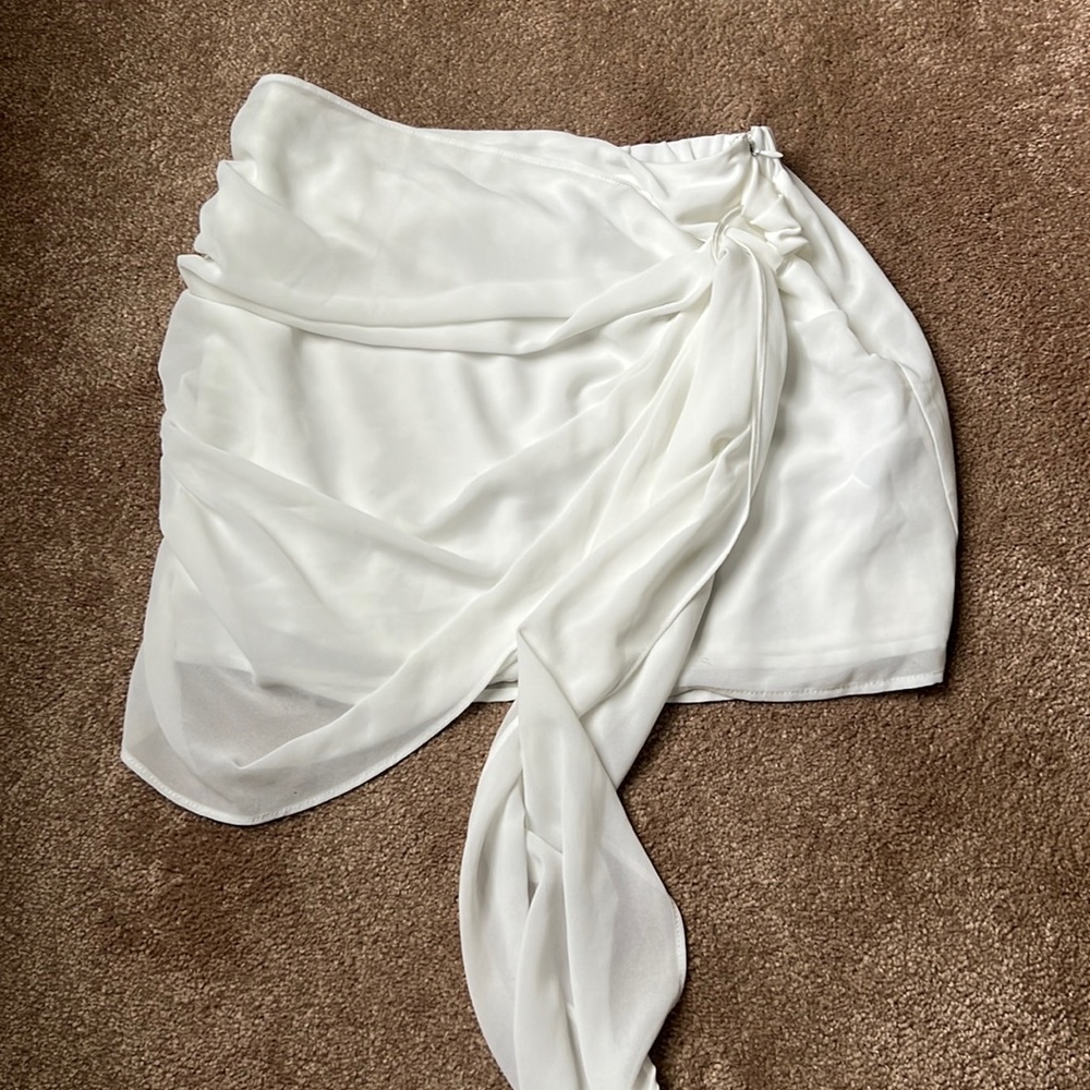 White skirt